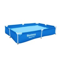 Piscina rectangular con est. metalica 1.500Lt. sin Depurador. Bestway Kids