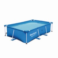 Piscina rectangular con est. metalica 2.300Lt. sin Depurador. Bestway