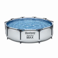 Piscina redonda con est. metalica 4.678Lt. Steel PRO MAX. Bestway