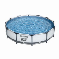 Piscina redonda con est. metalica 6.473Lt. Steel PRO MAX. Bestway