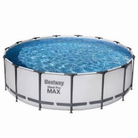 Piscina redonda con est. metalica 14.970Lt. Steel PRO MAX. Bestway