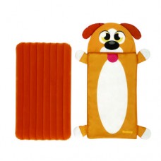 Colchon + Bolsa de dormir diseño Cachorros 1.58mx66cm. Bestway