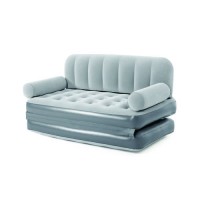 Sofa / cama Inflable Gris con inflador elect. Bestway